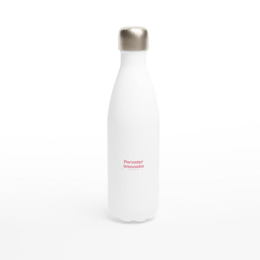 Pornstar wannabe - White 11oz Ceramic Mug  -  Steel Water Bottle