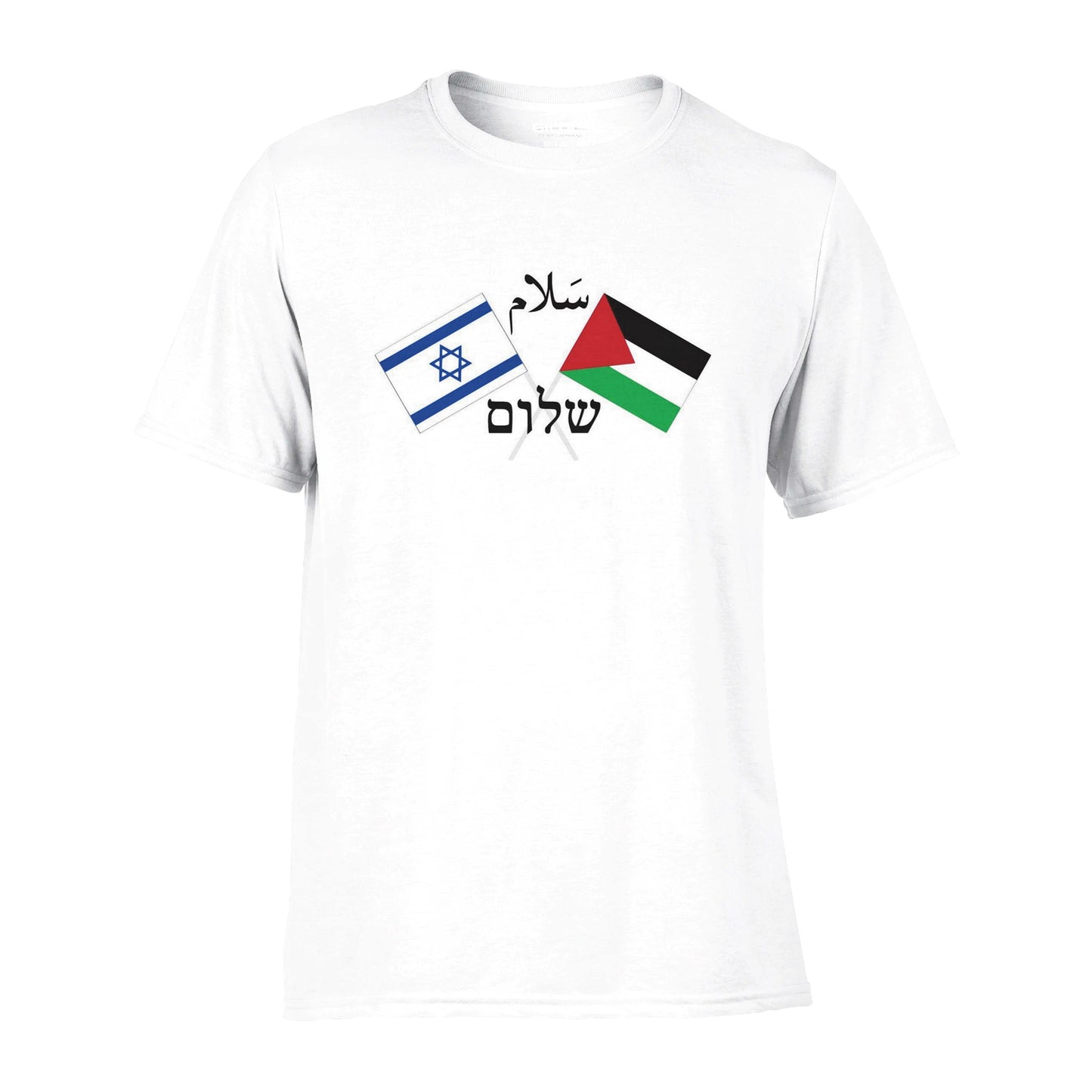 Peace & love T-shirt - Performance Unisex Crewneck T-shirt