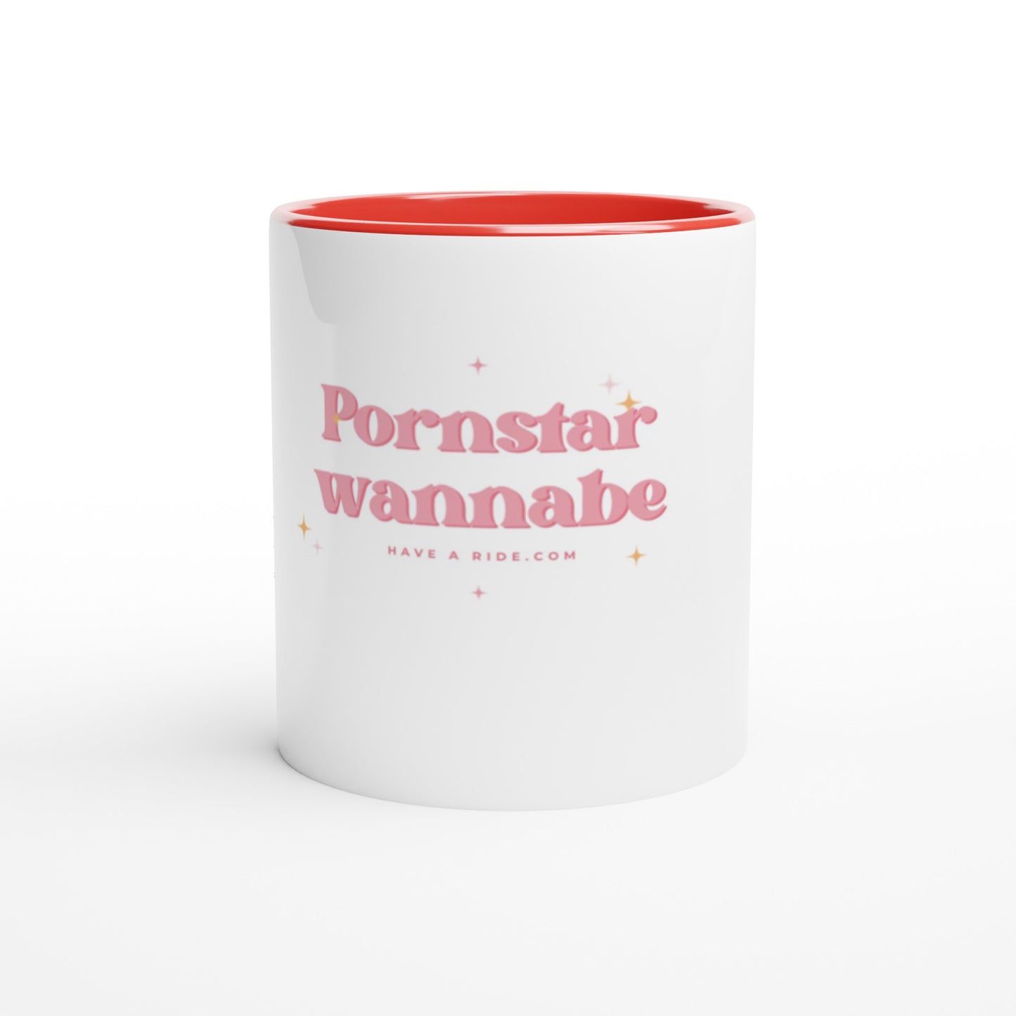 Pornstar wannabe - White 11oz Ceramic Mug with Color Inside