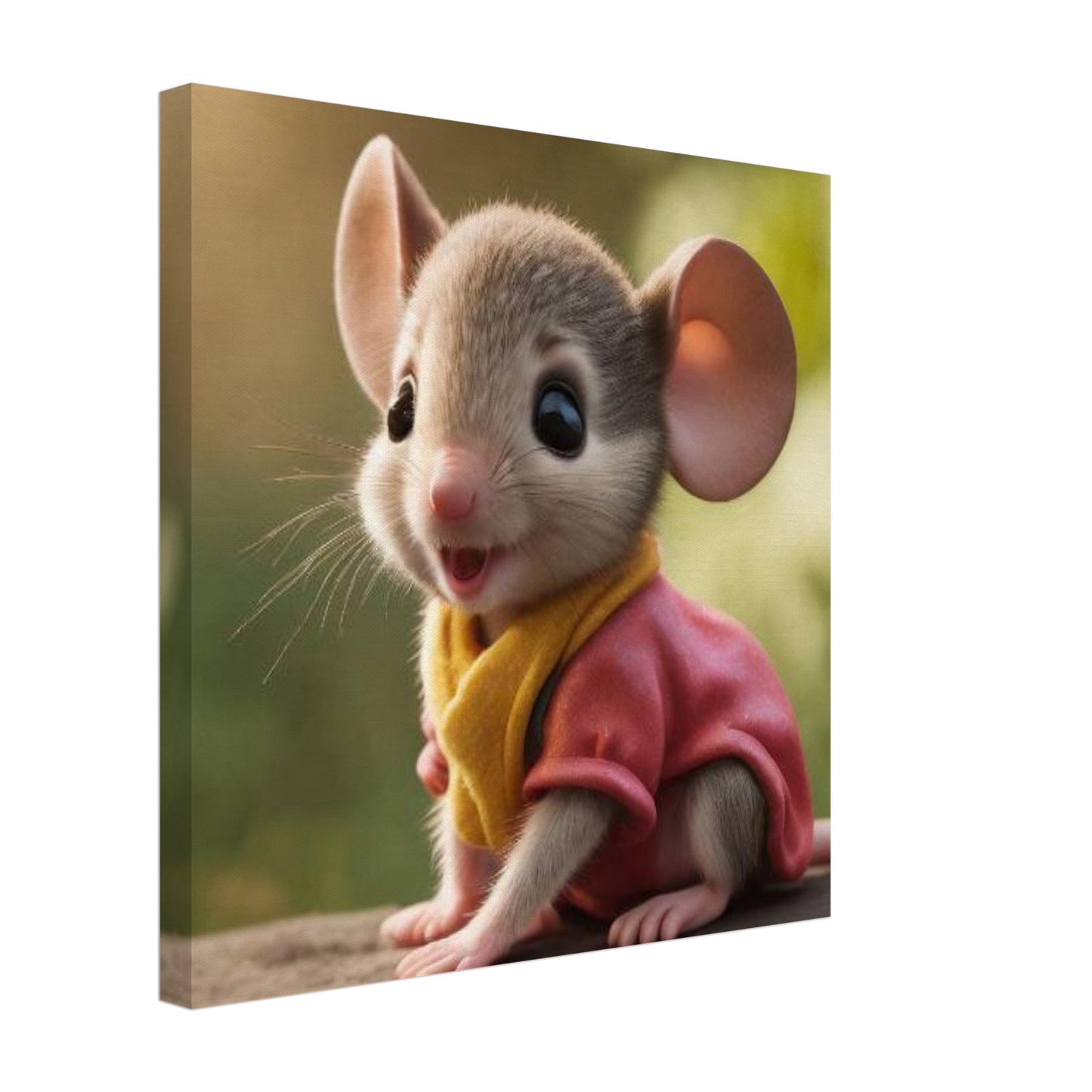 Canvas kids wall art mouse
