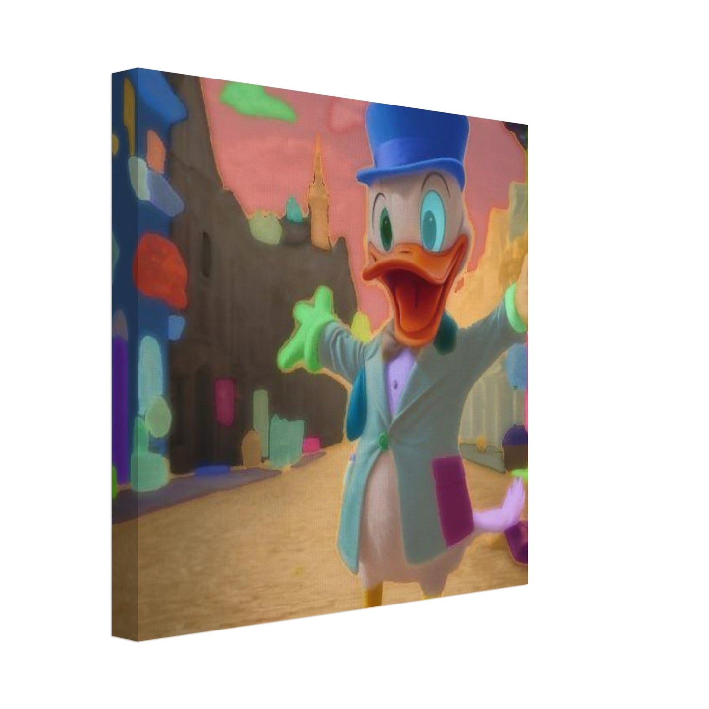 Canvas kids wall art Ducky