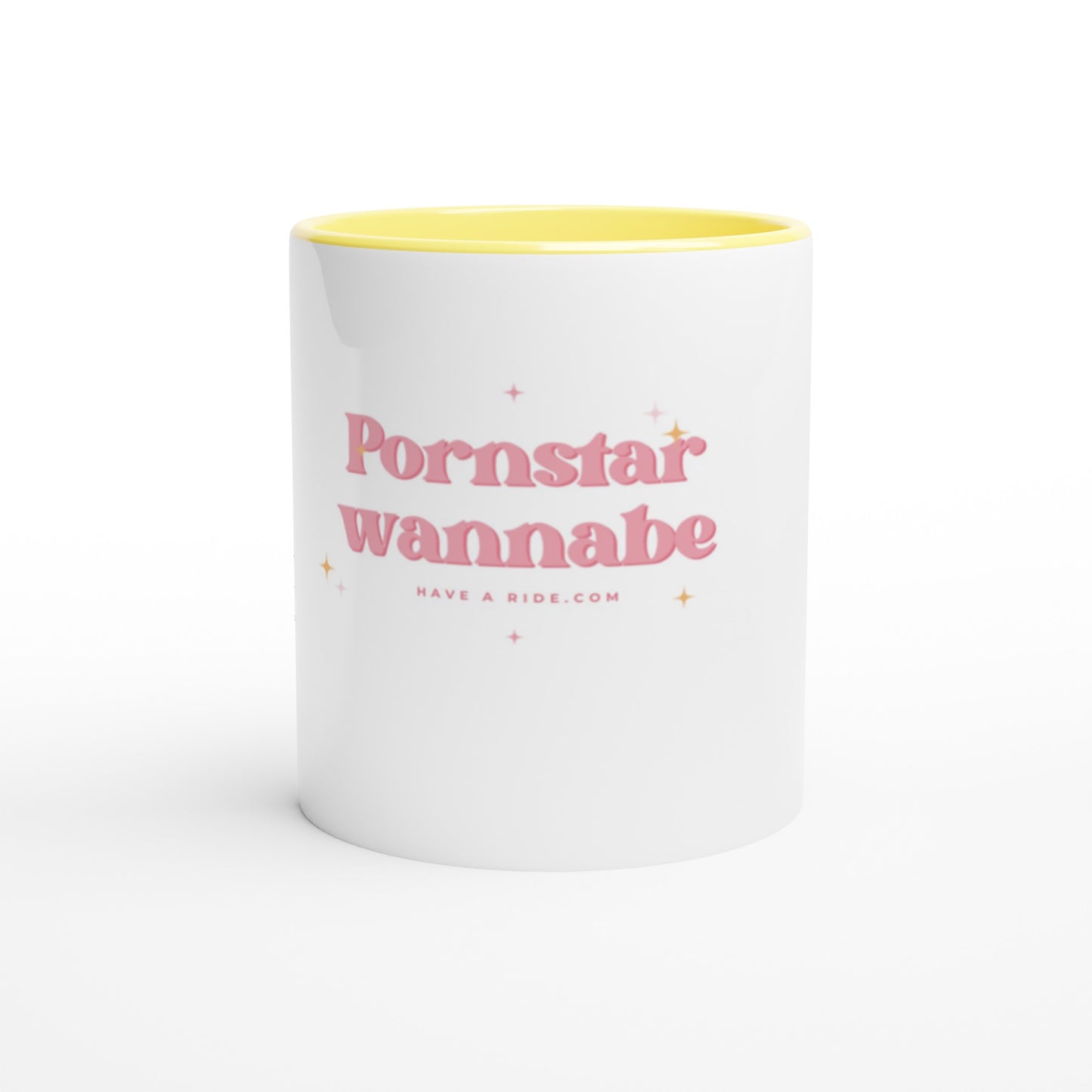 Pornstar wannabe - White 11oz Ceramic Mug with Color Inside