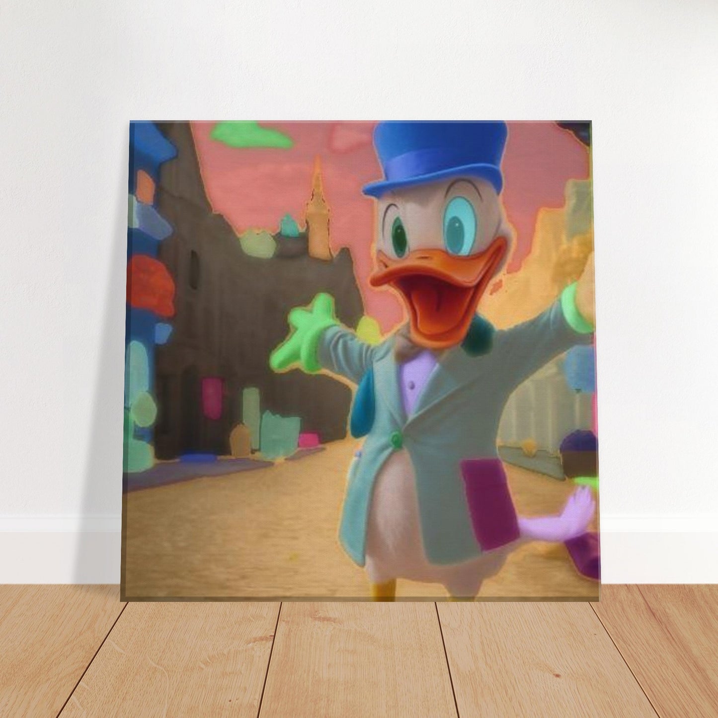 Canvas kids wall art Ducky