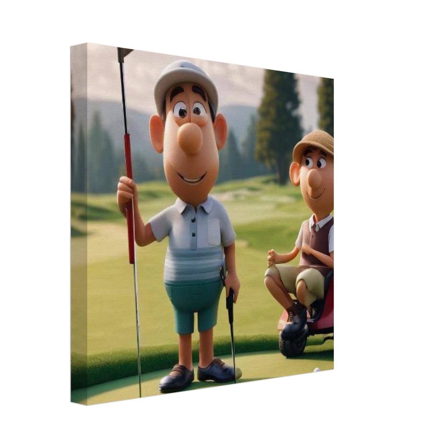 Canvas kids wall art golf