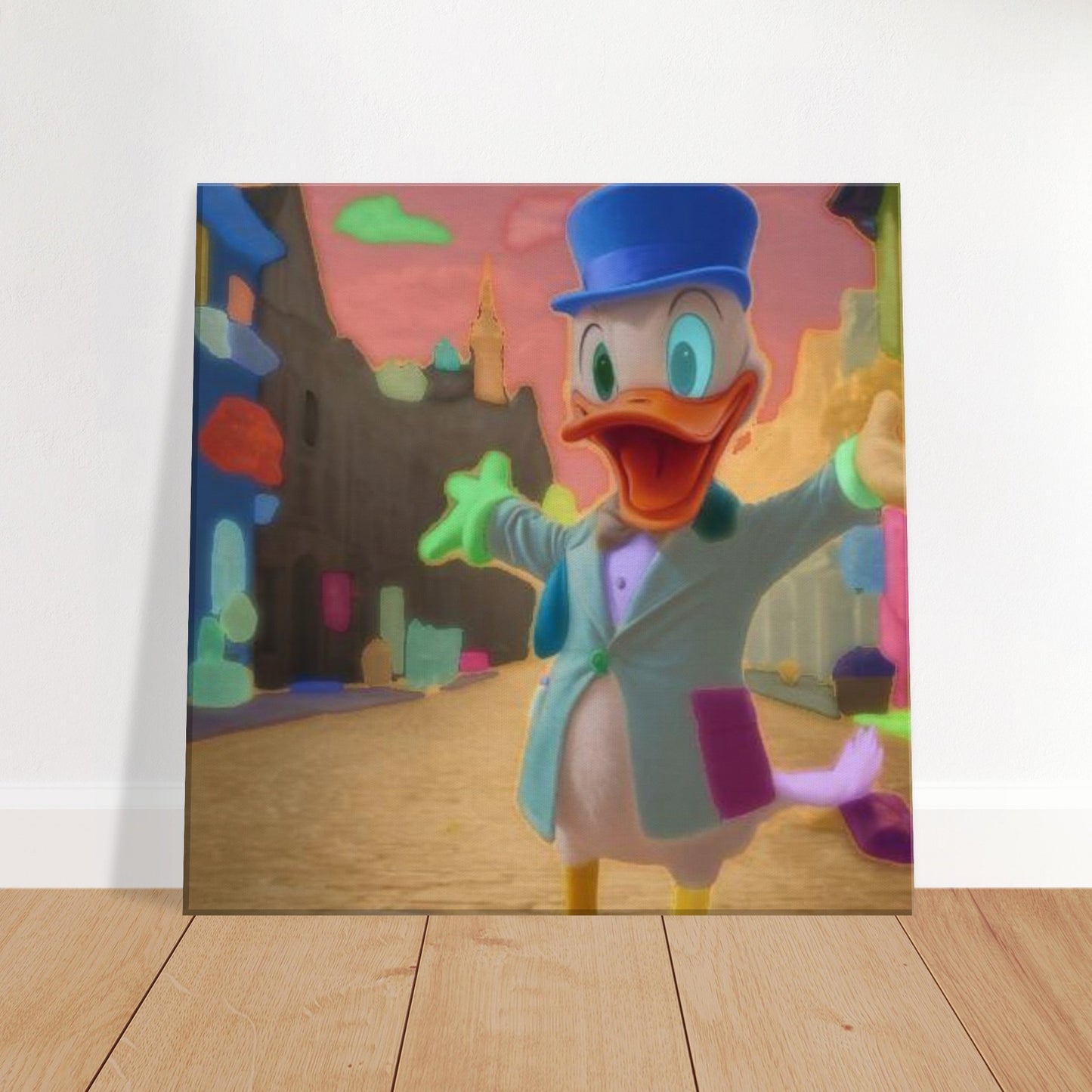 Canvas kids wall art Ducky