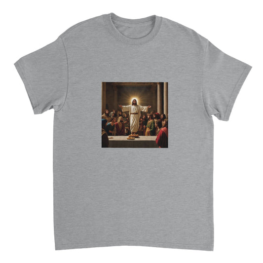 Heavyweight Unisex Crewneck T-shirt jesus