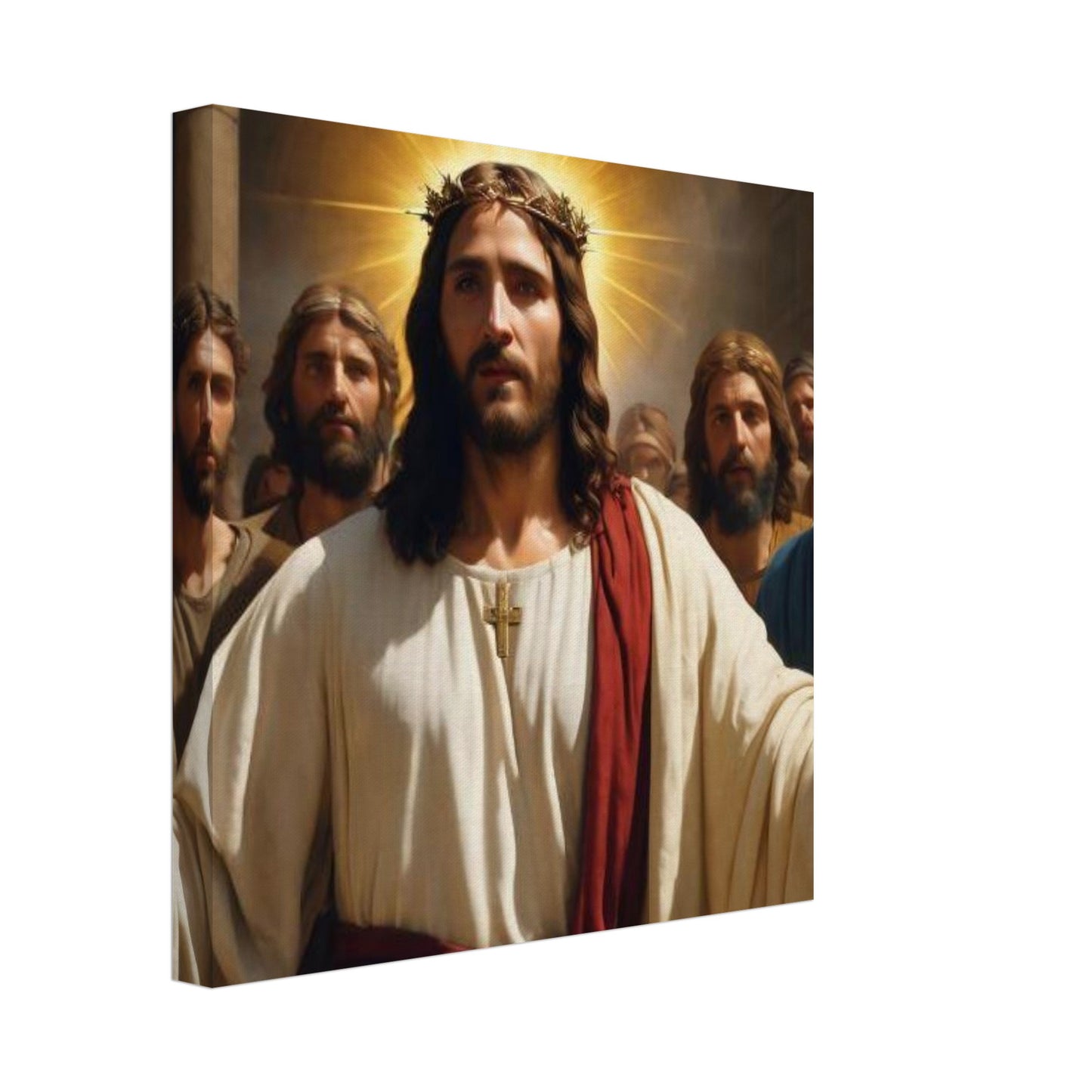 Canvas wallposter jesus