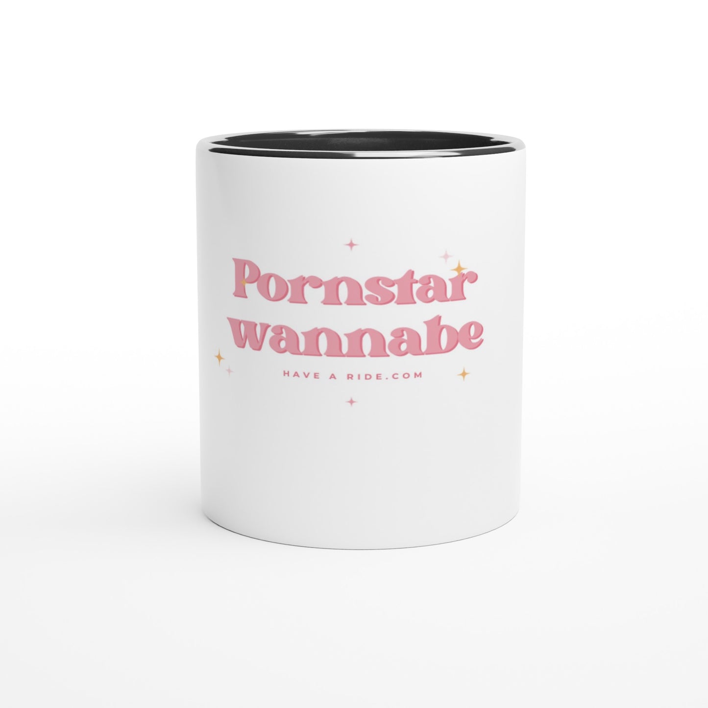 Pornstar wannabe - White 11oz Ceramic Mug with Color Inside
