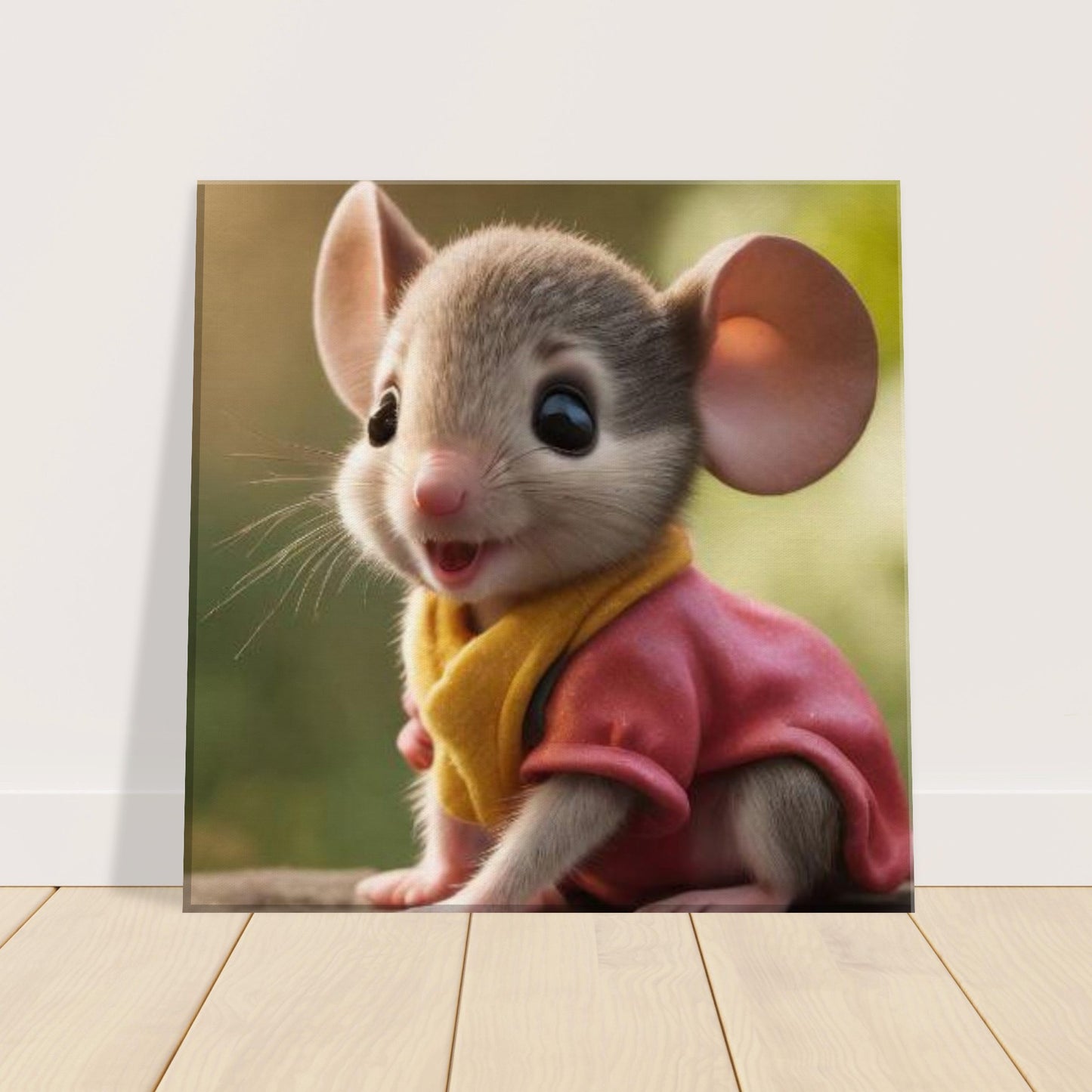 Canvas kids wall art mouse