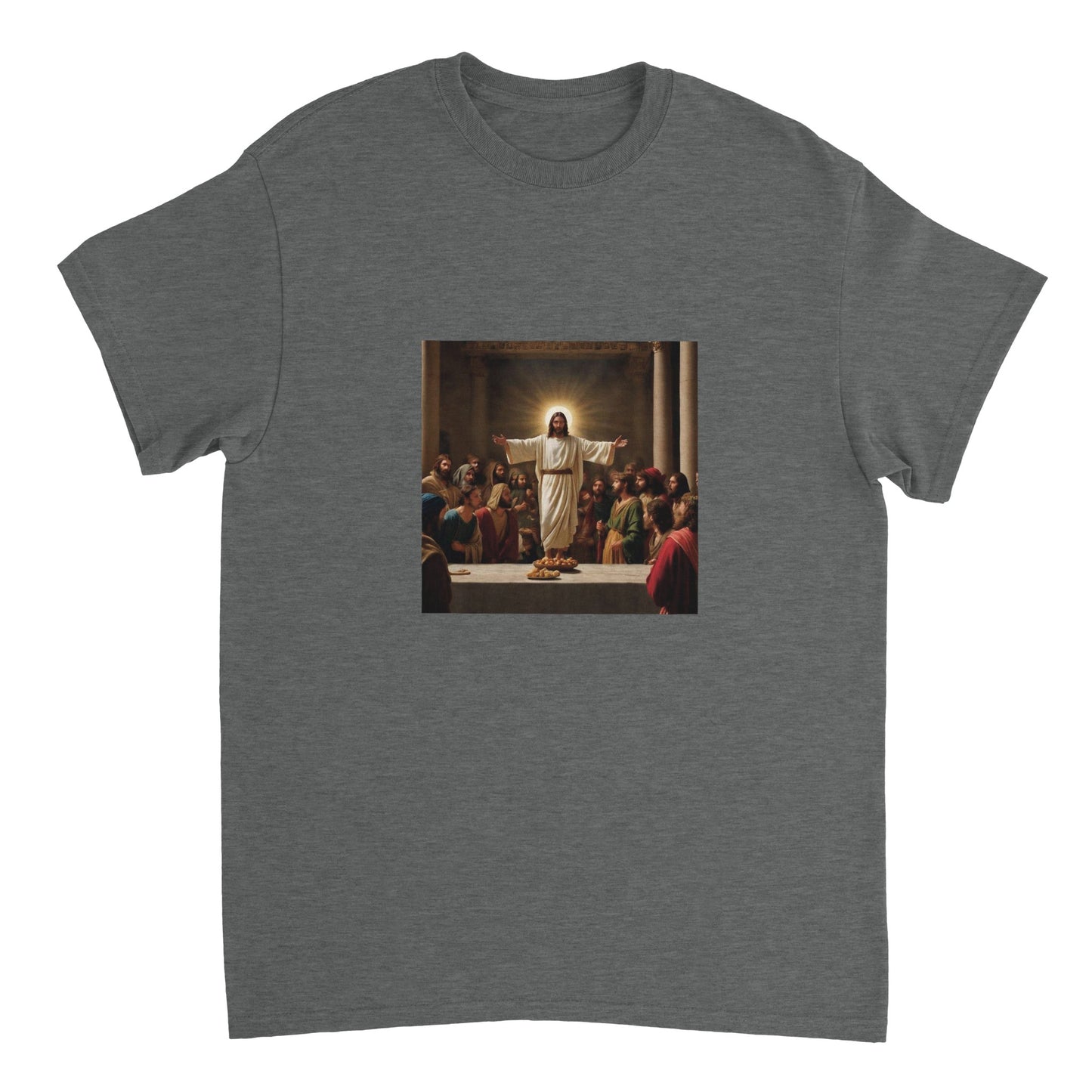 Heavyweight Unisex Crewneck T-shirt jesus